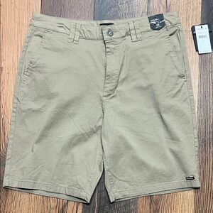 NWT OʻNeill Men's Khaki Shorts Size 33